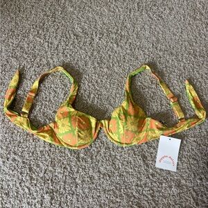 Dippin' Daisy's Orange and Green Bikini Swimwear